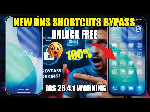 DNS Shortcut Bypass iCloud Lock 2026 | iPhone Activation Unlock Method