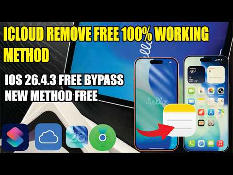 iOS 26.4.2 iCloud Activation Lock Bypass 🔓 | iPhone Unlock Free 2026 (No Apple ID!)