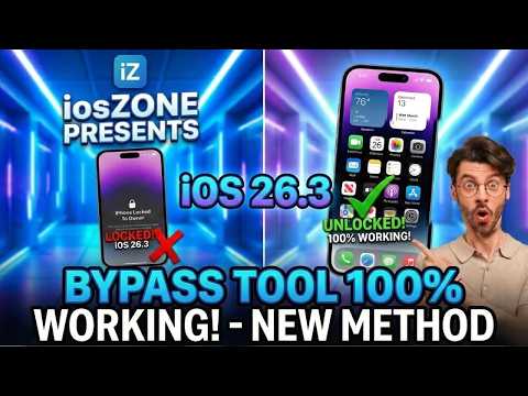 iOS 26.3 / 26.2 iCloud Bypass | Unlock iPhone Activation Lock Without Apple ID | New Tool 2026