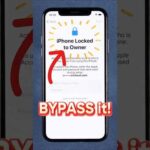 🔥 How to Remove iPhone Locked to Owner Without Apple ID (Easy & Fast!) #shorts