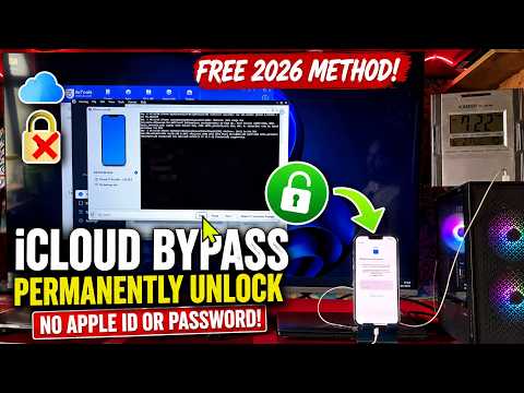 🔥 FREE iCloud Bypass 2026 | Permanently Unlock iPhone Locked to Owner (No Apple ID or Password!) 🔓