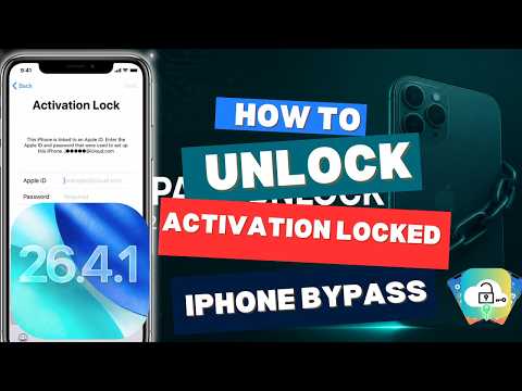iOS 26.4.1 How to Bypass & Unlock iCloud Activation Locked iPhone — Using Bypass Unlock Tool-Patch1