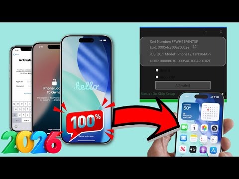 iOS 26 Unlock/ Bypass iCloud Lock On iPhone/iPad 2026| Bypass iCloud Activation Lock iOS 26.2 2026.