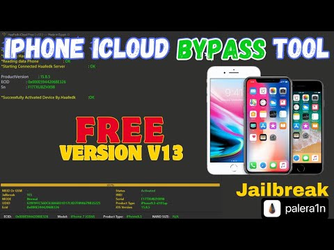 iPhone iCloud Bypass With Free Tool | iPhone 6 6s 7 7+ 8 X Remove Apple icloud I’d Tool Haafedk V13