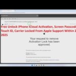 Free Unlock iPhone iCloud Activation, Screen Passcode ,Face ,Touch ID, Carrier Lock From Apple Help