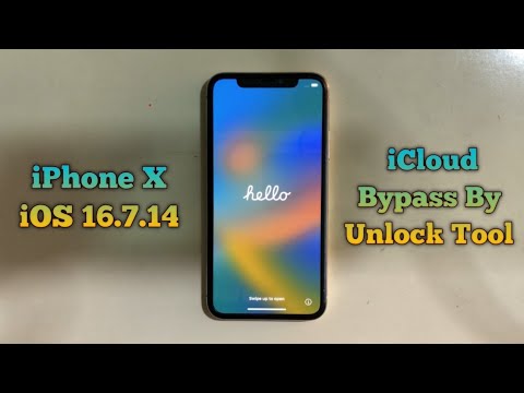 iPhone X iCloud Bypass iOS 16.7.14 Without Signal By Unlock Tool iCloud Holle Screen Unlock New
