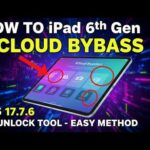 How To iPad 6th Generation iOS 17.7.6 iCloud Bypass By Unlock Tool Easy Method