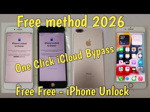 How to unlock iCloud on iPhone 7 Plus & iPhone 6s Plus iCloud Bypass iOS 15.8.5
