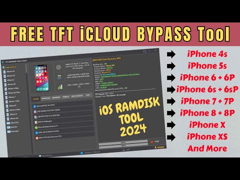 TFT iPhone Free iCloud Bypass Tool | Free TFT iOS Ramdisk Tool | Free iCloud Activation Lock Bypass
