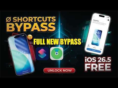 iOS 26.5 iPhone Bypass 🔓 Fast & Easy Shortcuts Method