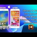 iPhone 8 Plus ios (16.7.12) iCloud Bypass Without Network | Hello Screen | Unlock Tool 2025