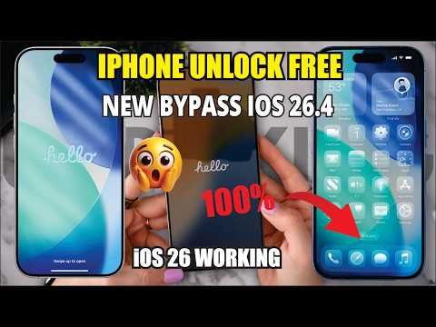iPhone Unlock 2026 🔓 Free iOS 26.4 Activation Lock Remove | New Method Working!