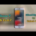 iPhone 7 iCloud Bypass By Unlock Tool iSP 15.8.7 Without Signal iCloud Holle Screen Unlock