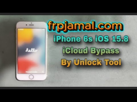 iPhone 6s icloud bypass unlock tool15.8.5 (19H394)🟢👁‍🗨