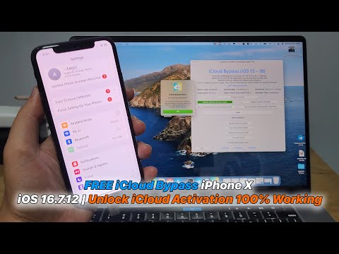 FREE iCloud Bypass iPhone X iOS 16.7.12 | Unlock iCloud Activation 100% Working