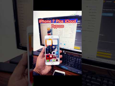 iPhone 7 Plus iCloud Bypass Unlock Tool  Free🔥 #shorts