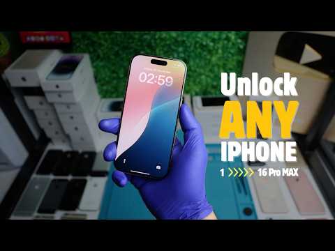 How To Unlock ANY iPhone 16, 15, 14, 13 – Carrier, Passcode & iCloud Unlock Tutorial | 2026