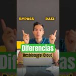 ¿Bypass o desbloqueo raíz? 🤔📲 diferencias entre desbloqueos de iCloud #iremoval #desbloqueoicloud